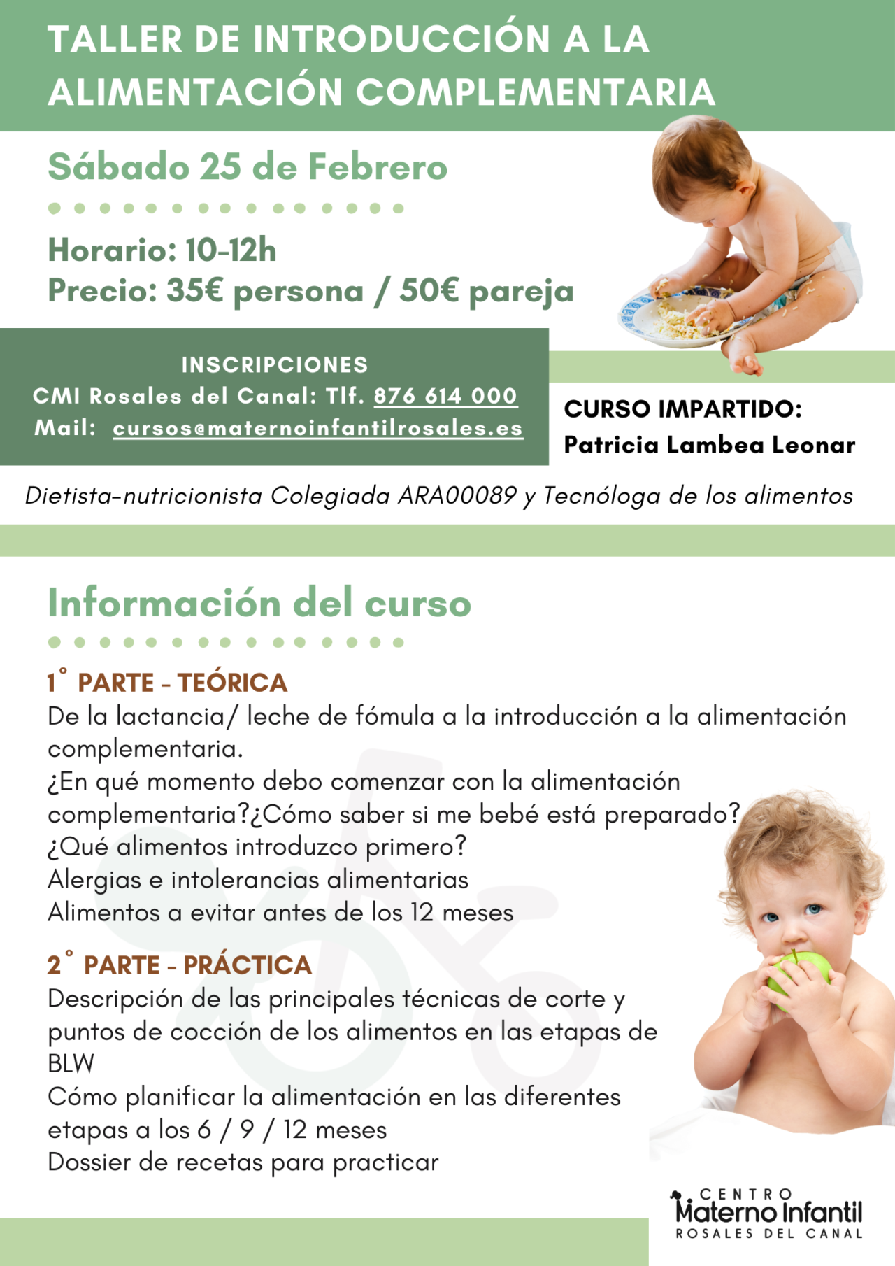 Alimentaci N Complementaria Centro Pediatrico San Francisco